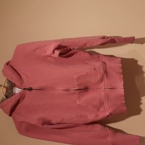 Route sweatshirt - Jr.  X-large Pink with Faux fur lined Hoodie